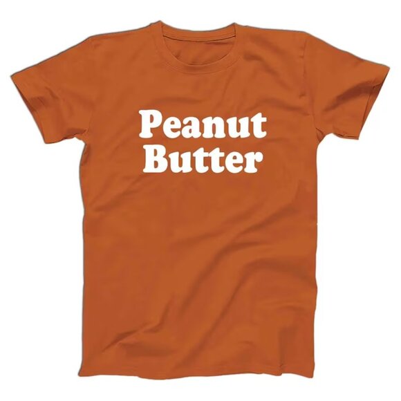 Peanut Butter Premium Soft Style T-Shirt in Golden Brown - Picture 1 of 5